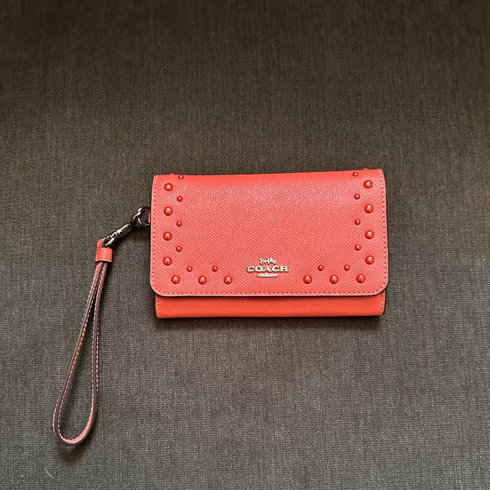 Coach Flap Wallet with wristlet